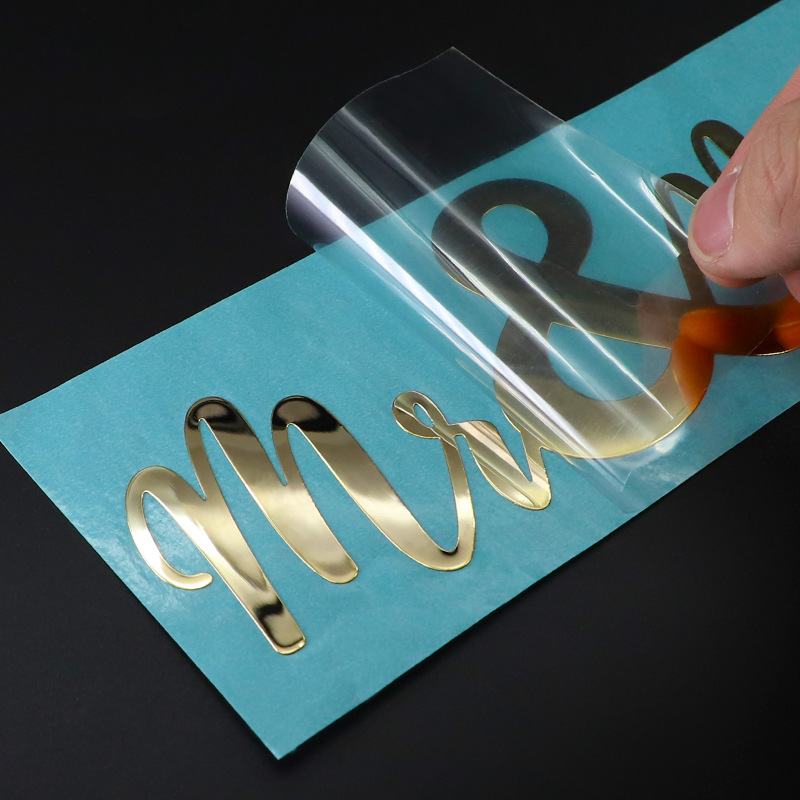 3D Printing Glass - Logo personale stampa metallo 3D oro