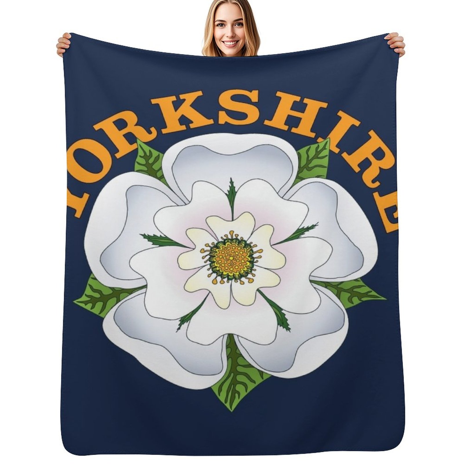 3D Printing Yorkshire - Coperta invernale bianca Rose of Yorkshire,