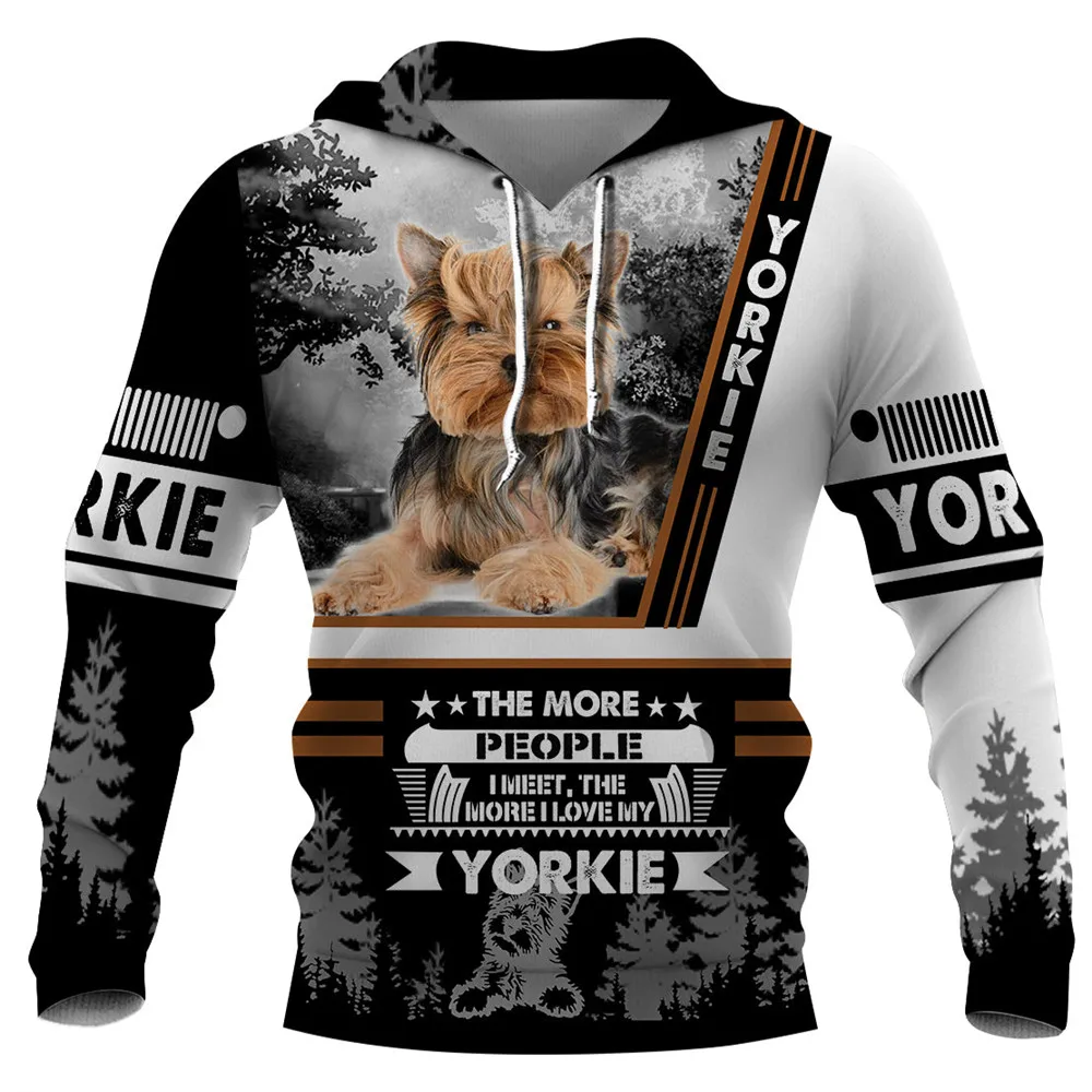 3D Printing Yorkshire - Felpe con cappuccio HX Animals Dog