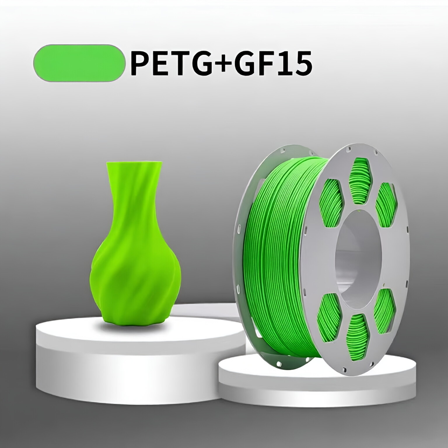 3D Printing Glass - Filamento PETG GF ad Alta Velocità