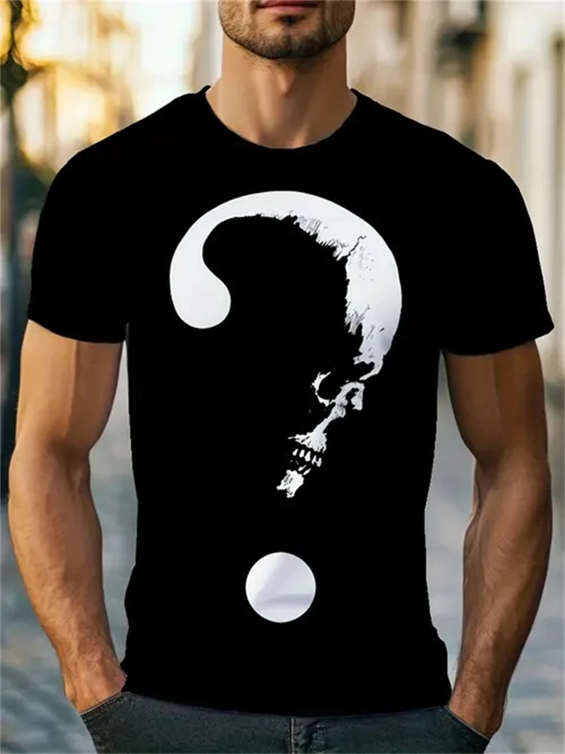 3D Printing Question - T-shirt da uomo nera con stampa