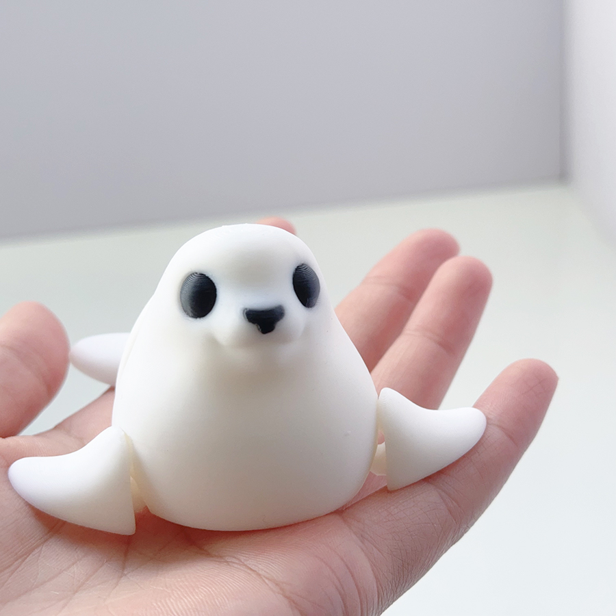 3D Printing Glass - Stampa 3D Modello di sigillo bianco