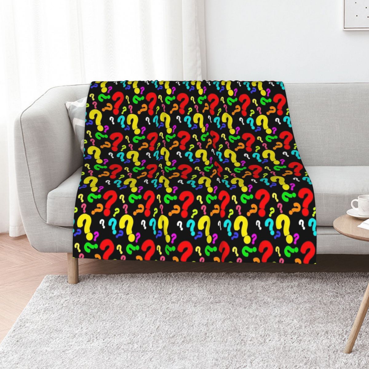 3D Printing Question - Coperta con motivo a punti interrogativi