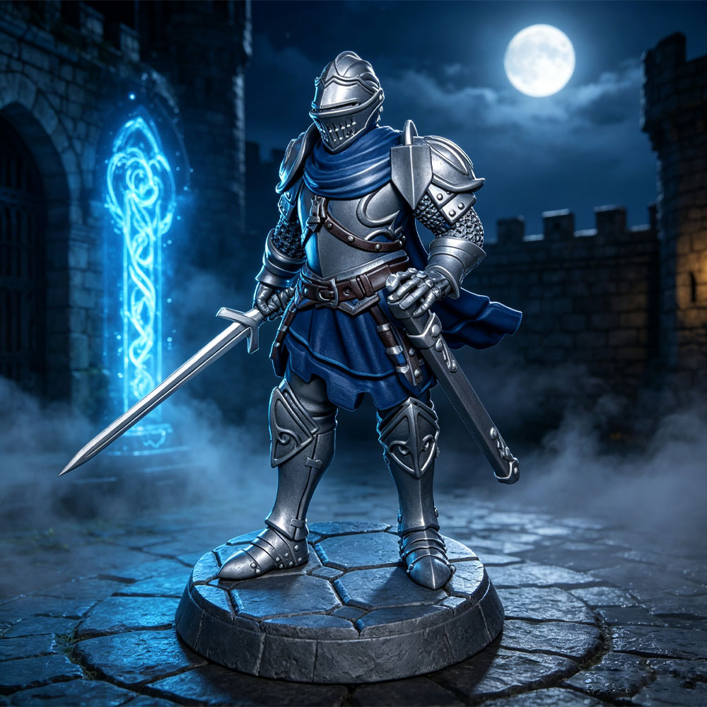 3D Printing Knight Armor - Armatura Completa Medievale 1/24, Set Modello