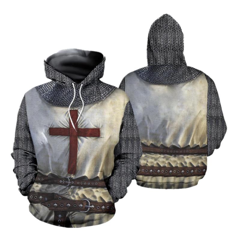 3D Printing Knight Armor - Cavalieri Templari Armatura Felpe con cappuccio