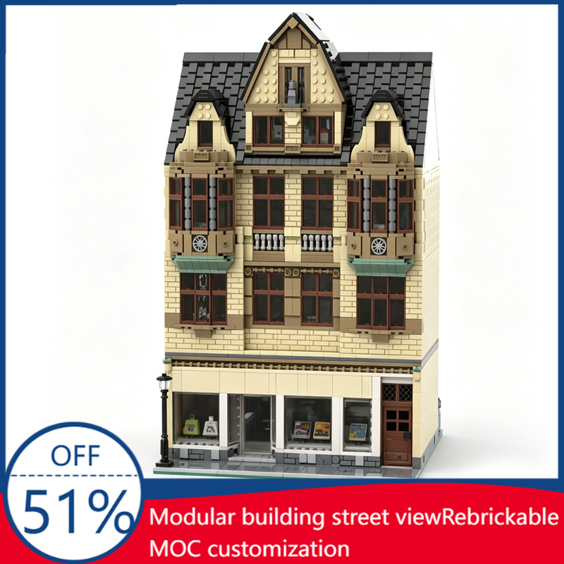 3D Printing House - 4418 Pezzi Modulare Town House Print
