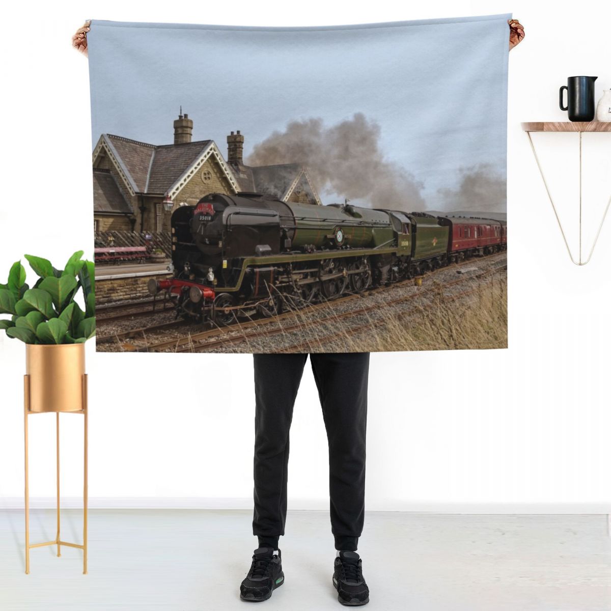 Coperta con stampa di treni a  - 3D Printing Yorkshire recensione e prezzo