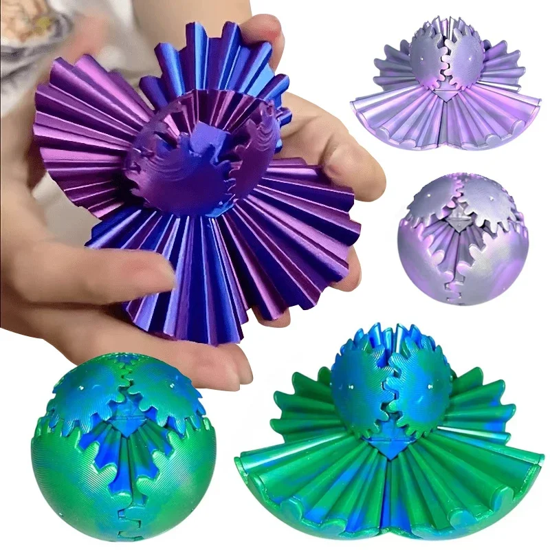 Gear Ball 3D Stampato Fidget T - 3D Printing Gears recensione e prezzo