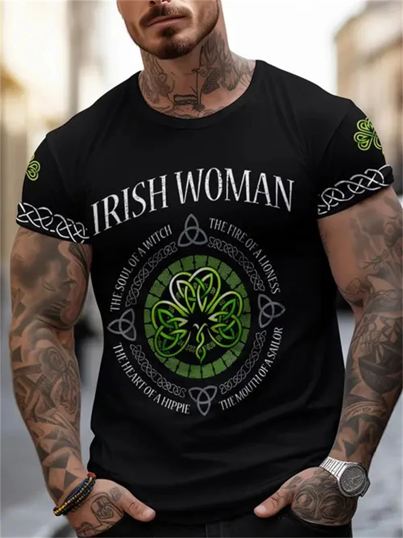 T-shirt da uomo nera con stamp - 3D Printing Question recensione e prezzo