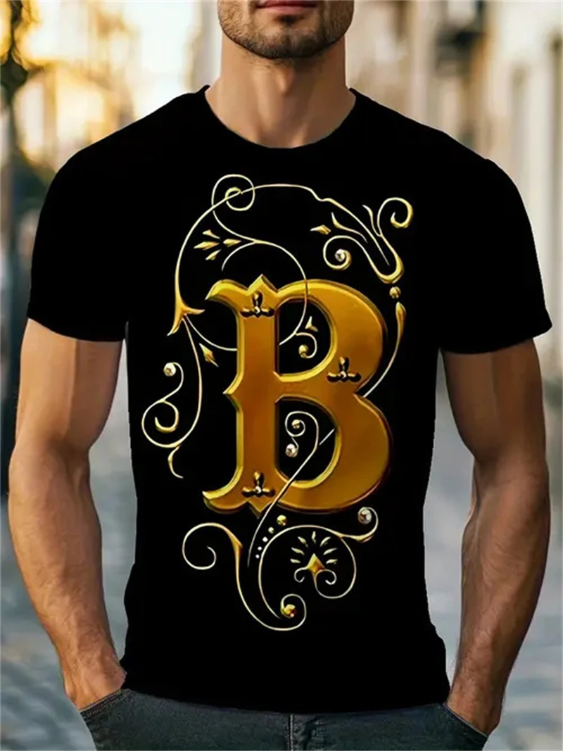 T-shirt da uomo nera con stamp - 3D Printing Question recensione e prezzo