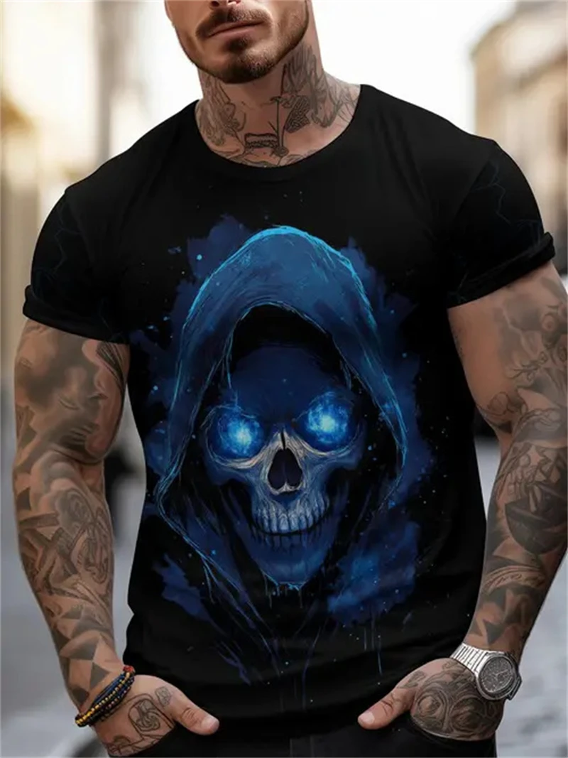 T-shirt da uomo nera con stamp - 3D Printing Question recensione e prezzo