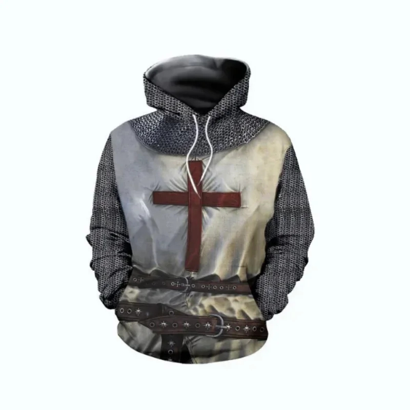 Felpa con Cappuccio 2026 Caval - 3D Printing Knight Armor recensione e prezzo