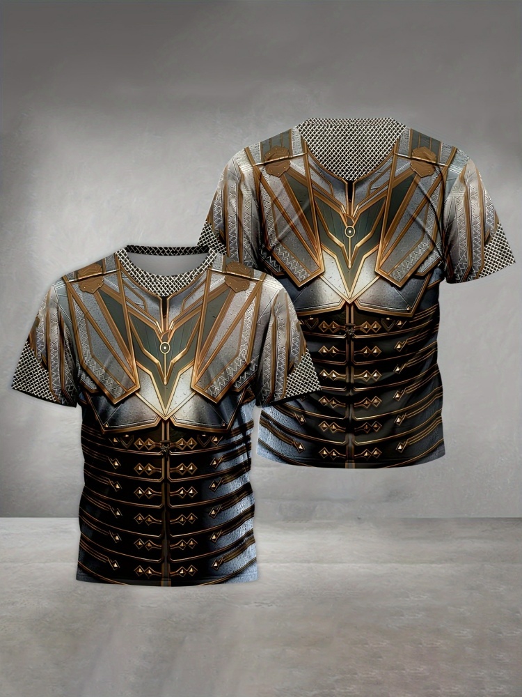 T-shirt da uomo con stampa 3D  - 3D Printing Knight Armor recensione e prezzo