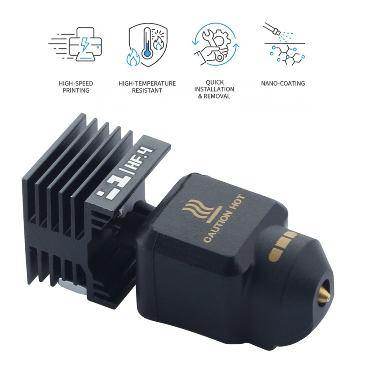 Hotend A59E potenziato in acci - 3D Printing Steel recensione e prezzo