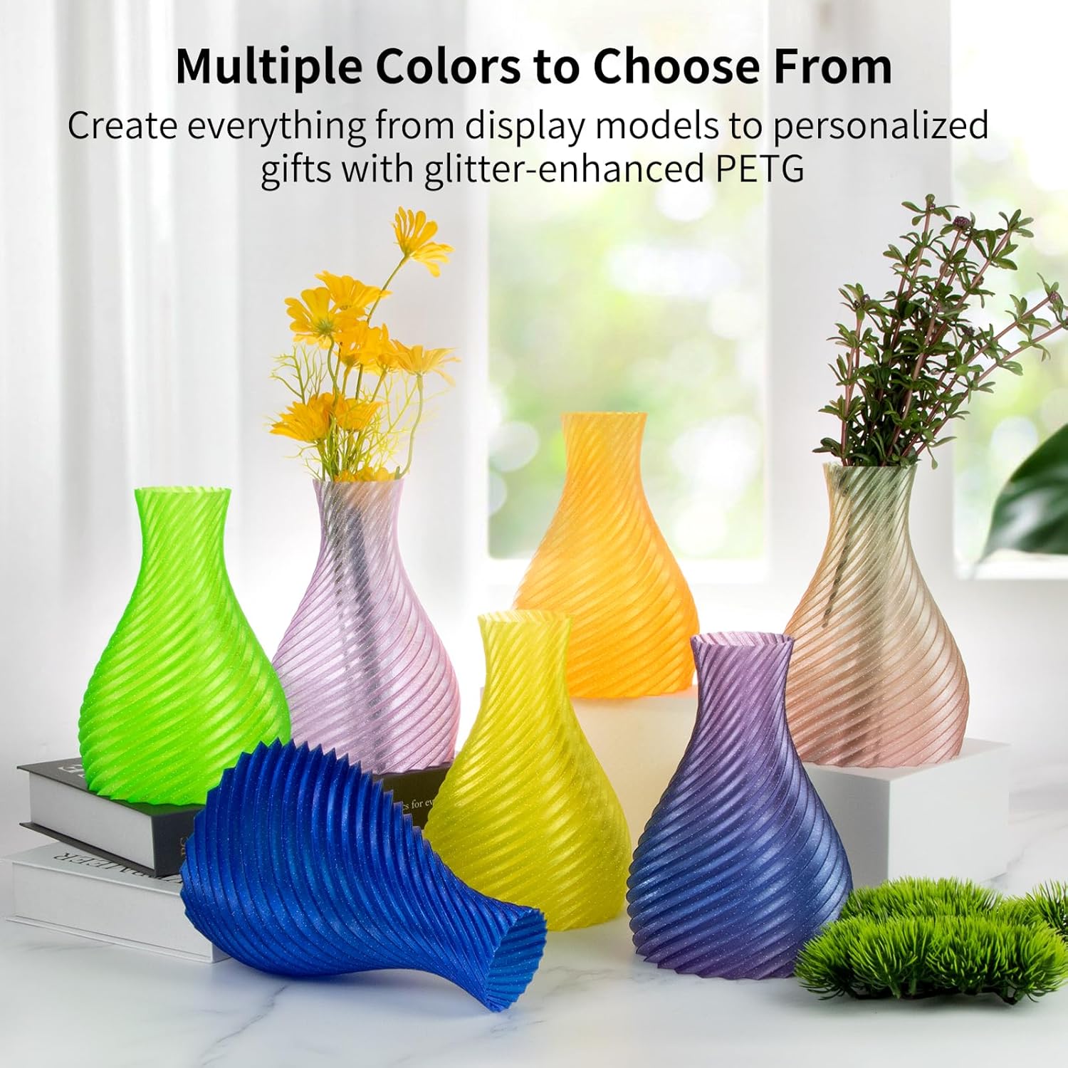 Filamento PETG Glitterato 1.75 - 3D Printing Glass recensione e prezzo