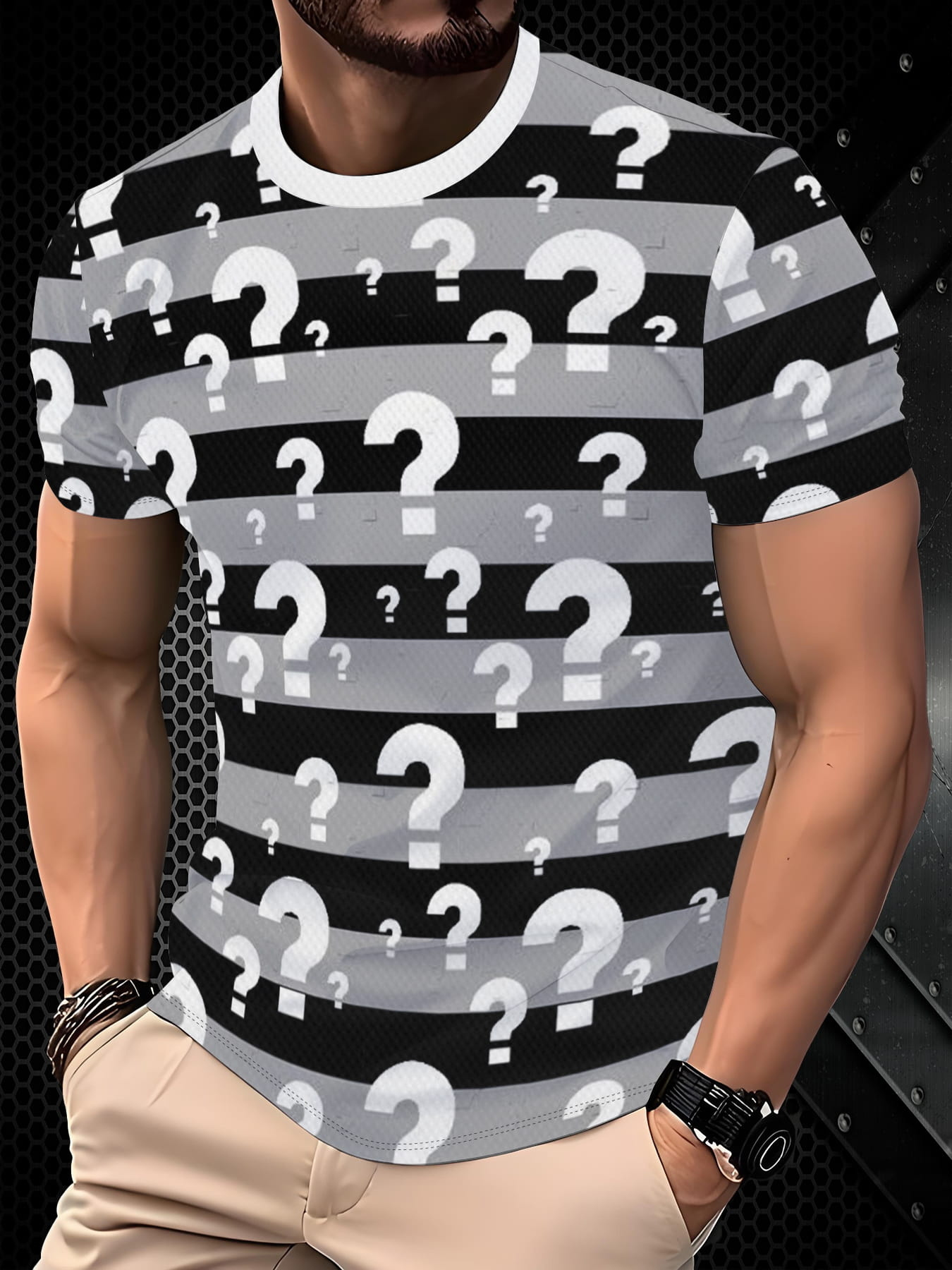 T-shirt da uomo con stampa 3D  - 3D Printing Question recensione e prezzo