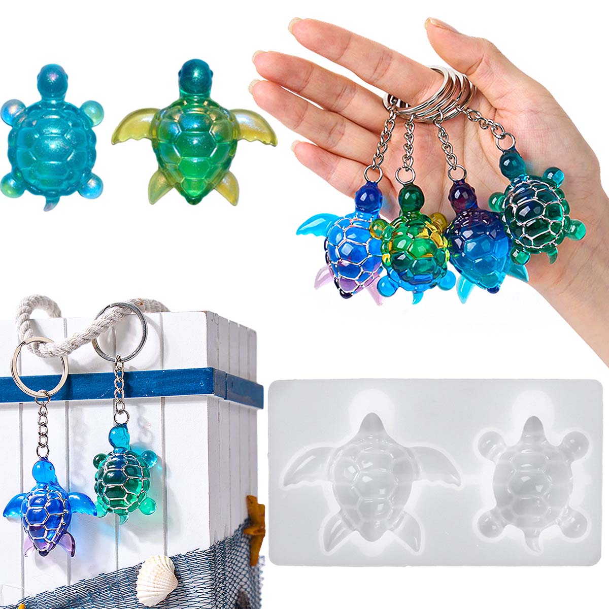 Stampo in silicone portachiavi - 3D Printing Epoxy Resin recensione e prezzo